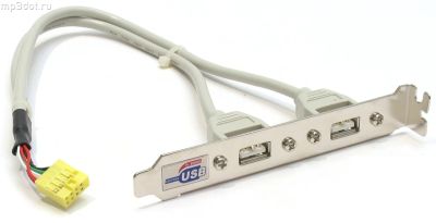 Лот: 4146199. Фото: 1. Планка расширения USB 2.0 х 2. Платы расширения, контроллеры, доп. порты