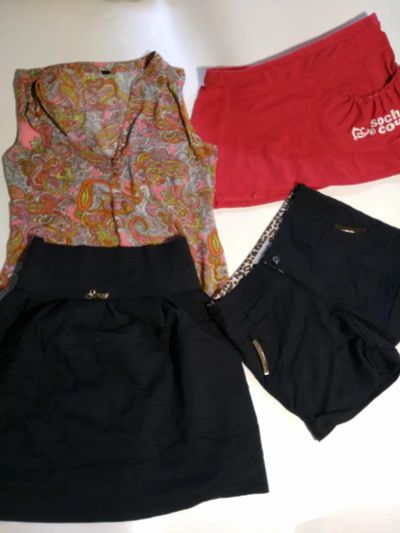 Лот: 20523019. Фото: 1. Пакет вещей XS-S, девочке. Рубашки, блузки, водолазки