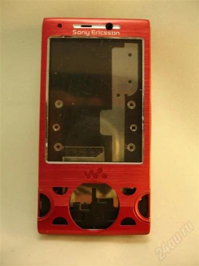Лот: 1741092. Фото: 1. Корпус Sony Ericsson W995 (красный... Корпуса, клавиатуры, кнопки