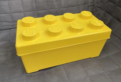 Лот: 21435350. Фото: 1. Коробка в виде кубика LEGO. Ящик... Конструкторы