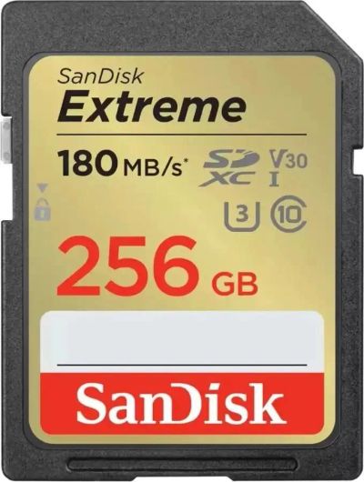 Лот: 25889204. Фото: 1. Карта памяти SanDisk 256GB Extreme... Карты памяти