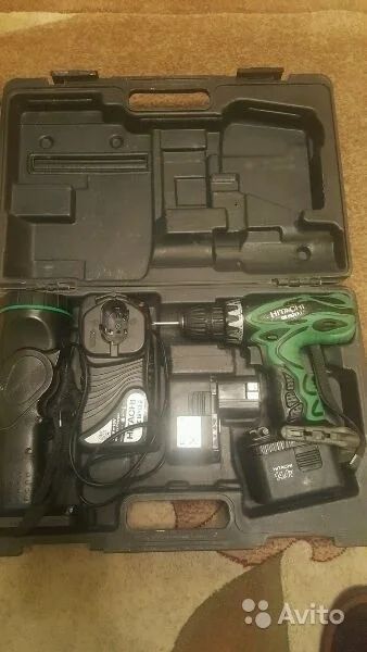 Лот: 8739110. Фото: 1. Шуруповерт Hitachi DS14DVF3. Электроинструмент