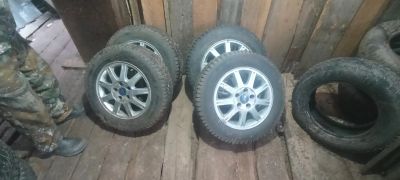 Лот: 25886737. Фото: 1. Зимние шины в сборе с дисками... Шины