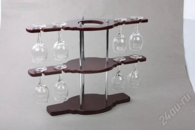 Лот: 599043. Фото: 1. Мини-бар на 8 бокалов. Кружки, стаканы, бокалы