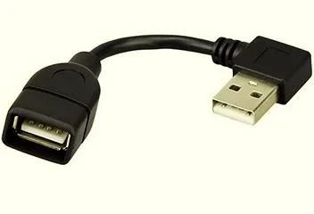Лот: 11524219. Фото: 1. Переходник USB угловой 10см right... Шлейфы, кабели, переходники