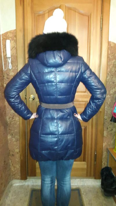 Лот: 6810241. Фото: 1. Пуховик кожаный. Верхняя одежда