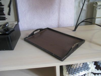 Лот: 4573223. Фото: 1. деревянный поднос. облезший слегка. Другое (посуда, кухонная утварь)