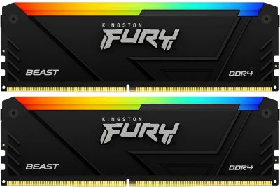 Лот: 25889814. Фото: 1. 32Gb (2x16Gb) DDR4 Kingston FURY... Оперативная память