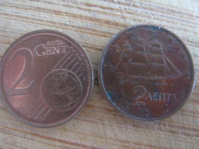 Лот: 18623822. Фото: 1. Греция 2 евроцента 2007 года. Европа