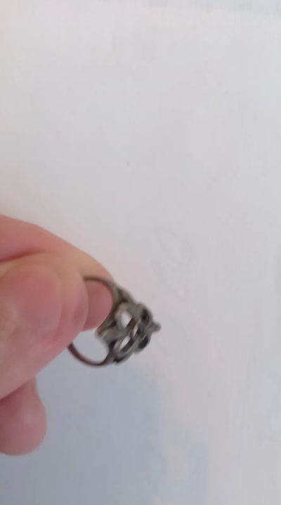 Лот: 19346644. Фото: 1. (Арт-4.24) кольцо серебро (проверено... Кольца, перстни