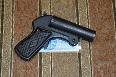 Лот: 6499853. Фото: 1. сп-81 ракетница.Уместен ТОРГ.Возможен... Сигнальное и охолощенное (СХП) оружие