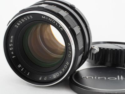 Лот: 2730962. Фото: 1. Minolta MC Auto Rokkor-PF 55mm... Объективы