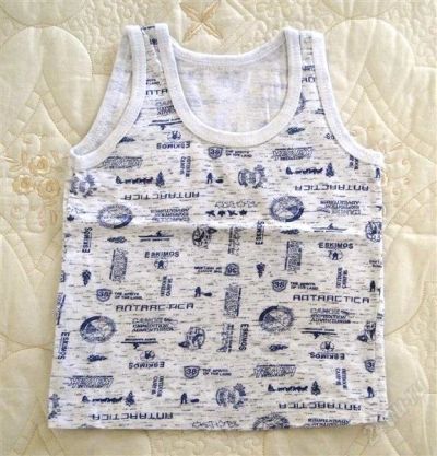 Лот: 2625637. Фото: 1. Маечка "Путешественник" на 1-2... Нижнее белье