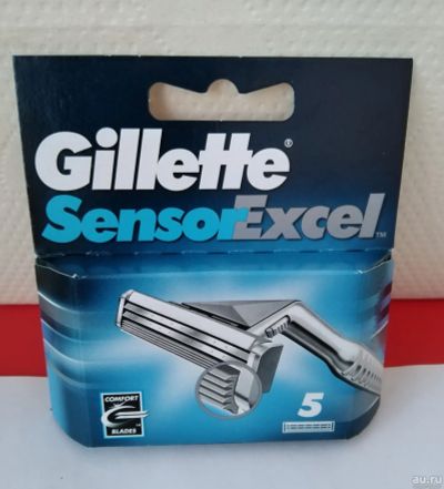 Лот: 10029000. Фото: 1. Gillette Sensor Excel сменные... Бритвенные станки и лезвия