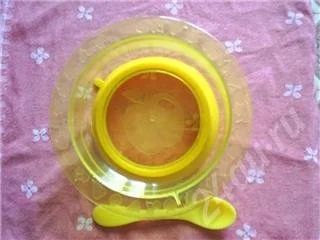 Лот: 424273. Фото: 1. Тарелка с резиновым креплением... Другое (дети растут)