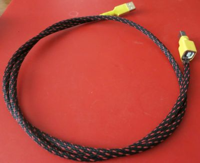 Лот: 19306496. Фото: 1. Цифровой кабель USB А-В. Шнуры, кабели, разъёмы