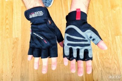 Лот: 9608758. Фото: 1. Перчатки тренировочные для тренажерного... Перчатки