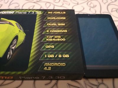 Лот: 10576127. Фото: 1. Digma Plane 7.3 3G - исправен... Планшеты