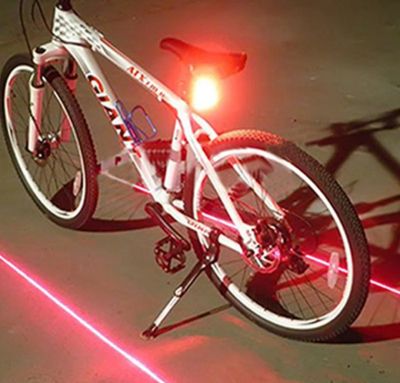 Лот: 18956059. Фото: 1. Лазерный фонарь велосипеда задний... Аксессуары
