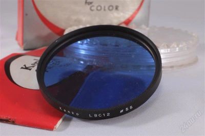 Лот: 2198971. Фото: 1. Kenko LBC 12 ( light blue ) 55mm... Светофильтры