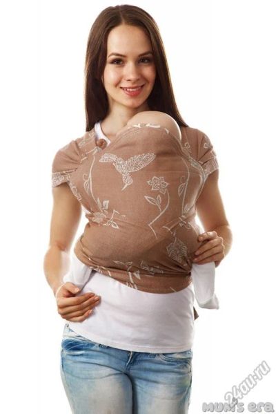 Лот: 5864958. Фото: 1. Май-слинг "Колибри", натур (производство... Слинги, эрго рюкзаки, переноски