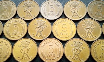 Лот: 12093959. Фото: 1. Дания. ( Фредерик-9 ) 16 монет... Наборы монет