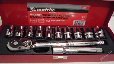 Лот: 1004403. Фото: 1. набор инструмента 1\2 MATRIX 10-24. Наборы инструмента