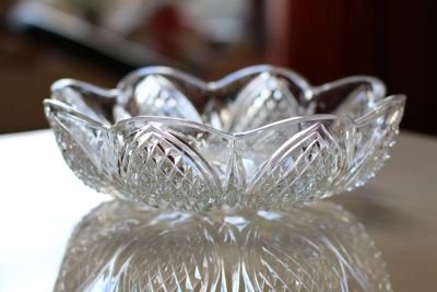 Лот: 6075770. Фото: 1. хрусталь большая ваза для фруктов. Другое (посуда, кухонная утварь)