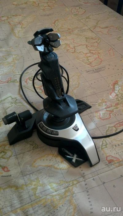 Лот: 9448887. Фото: 1. Джойстик Saitek Cyborg X. Рули, джойстики