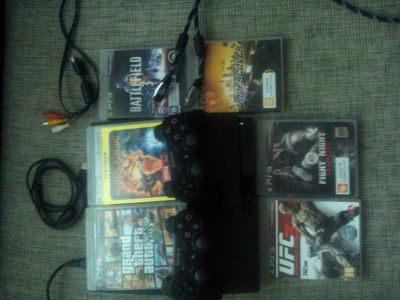 Лот: 4543193. Фото: 1. Sony playstation 3 slim 160 gb... Игровые приставки, консоли