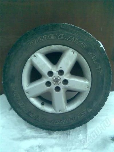 Лот: 653325. Фото: 1. Bridgestone Duler A/T+литье на... Шины на дисках