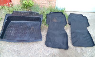 Лот: 11676918. Фото: 1. Коврики ваз 2101 2106 5шт.(с корытом... Чехлы, коврики, оплетки руля