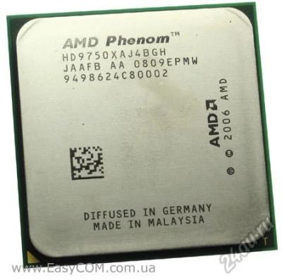 Лот: 6085259. Фото: 1. Процесор AMD Phenom X4 9750 AM... Процессоры