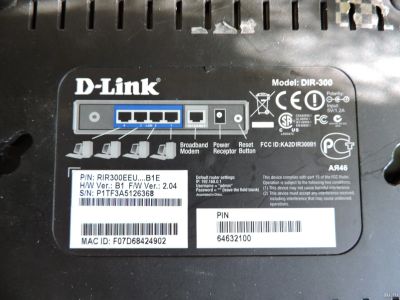 Лот: 13846308. Фото: 1. роутер d-link dir-300. Маршрутизаторы (роутеры)