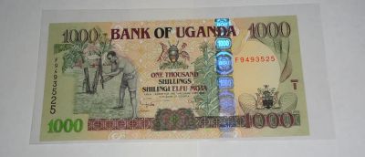 Лот: 20580638. Фото: 1. Уганда , 1000 шиллингов , 2009... Африка