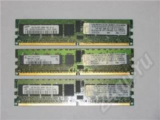 Лот: 197185. Фото: 1. Серверная память IBM 3x1GB DDR2... Оперативная память