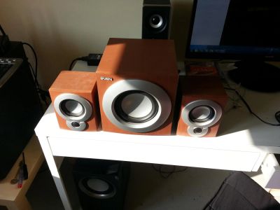 Лот: 8208076. Фото: 1. Колонки с сабвуфером SVEN MS-915. Активные акустические системы