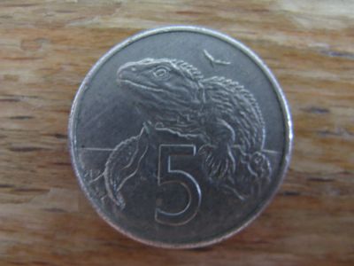 Лот: 21072471. Фото: 1. Новая Зеландия 5 центов. Австралия и Океания