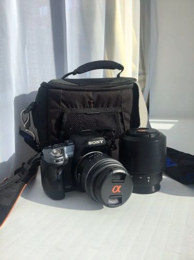 Лот: 14924952. Фото: 1. Фотокамера Sony Alpha dslr-A550... Цифровые зеркальные