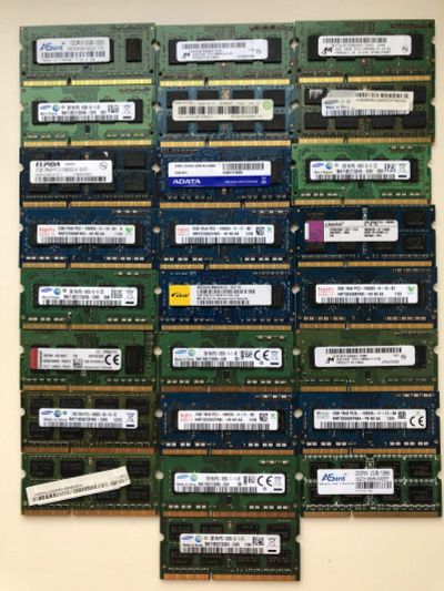 Лот: 21512394. Фото: 1. SO-DIMM DDR3 2Gb разных производителей. Оперативная память