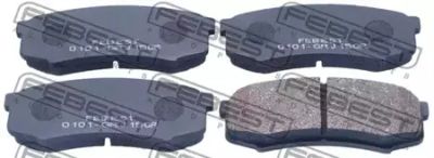 Лот: 25870314. Фото: 1. Колодки тормозные задние FEBEST... Тормозная система