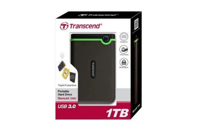 Лот: 10734017. Фото: 1. Transcend USB 3.0/USB 2.0 HDD... Внешние жесткие диски