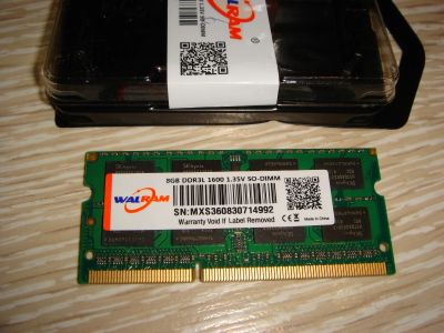 Лот: 20208005. Фото: 1. 1 DDR3 8GB 1600 Новая для ноутбука... Оперативная память