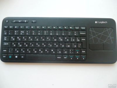Лот: 9417698. Фото: 1. клавиатура logitech K400r с тачпадм. Клавиатуры и мыши