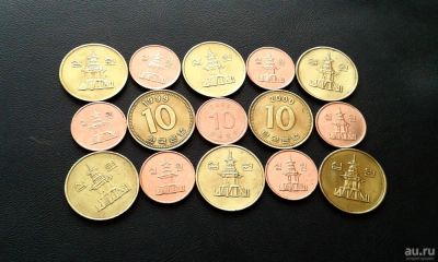 Лот: 11629076. Фото: 1. Корея. 15 монет - одним лотом. Наборы монет