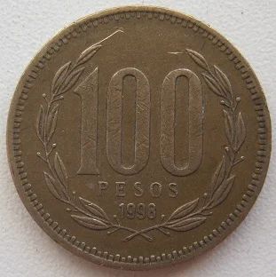Лот: 12080980. Фото: 1. Чили 100 песо 1998. Америка