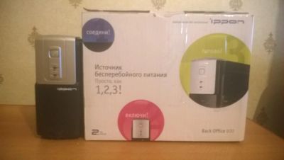 Лот: 6564721. Фото: 1. ИБП (бесперебойник) Ippon back... ИБП, аккумуляторы для ИБП