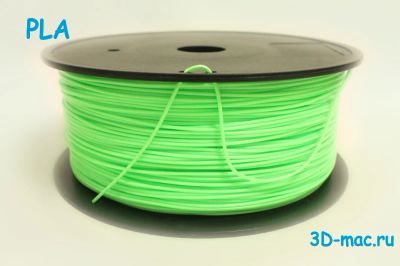 Лот: 5017597. Фото: 1. Пластик PLA для 3d принтера, Зеленый. Картриджи, расходные материалы