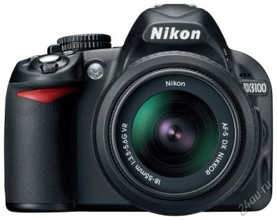 Лот: 5441501. Фото: 1. Зеркальный фотоаппарат Nikon D3100... Цифровые зеркальные