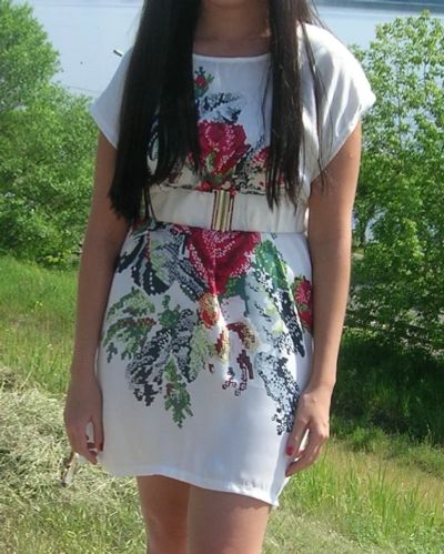 Лот: 4307449. Фото: 1. Летнее платье-туника. Платья